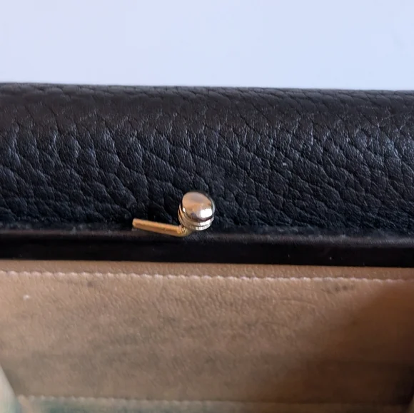 Dooney & Bourke vintage  Black Leather Wallet In VGUC - Picture 5 of 11